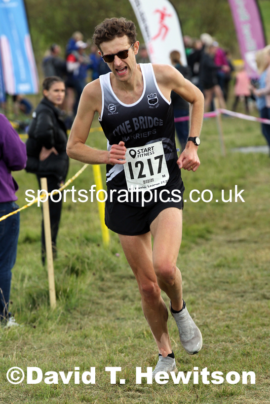 Senior mens 2021 North Eastern Harrier League, Druridge Bay. Photo: David T. Hewitson/Sports for All Pics
